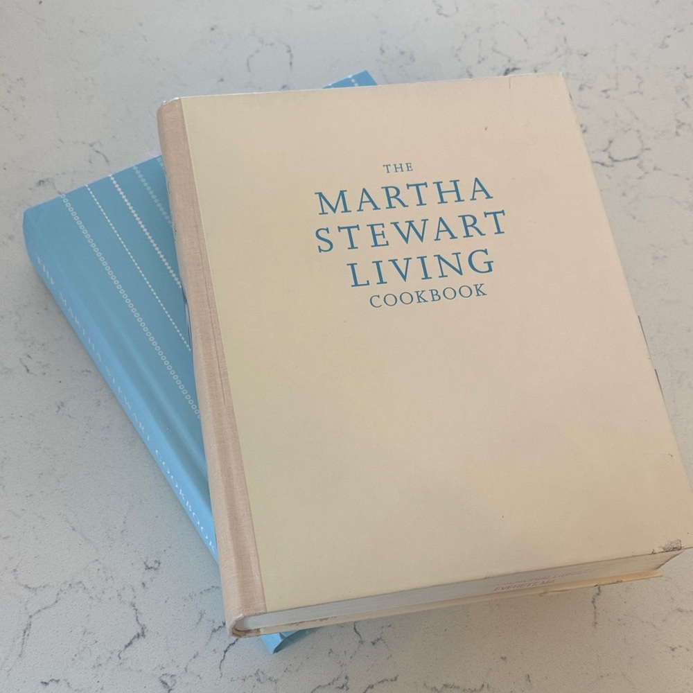 Martha Stewart Living Cookbook Set of 2 good condition